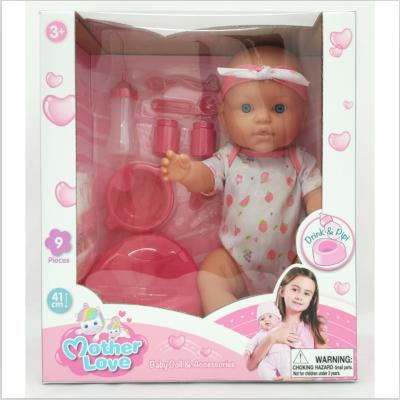 China Eco-friendly ABS Material (Phthalates Free) Hot Selling 18 Inch Realistic Reborn Baby - Doll With Drink And Pee Function Toys Doll Baby for sale