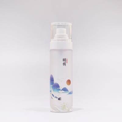 China 100ml PETG Cosmetic Cylinder Spray Bottle Mist Spray Bottle Fine Empty Plastic Spray Bottle Cosmetic Packaging for sale