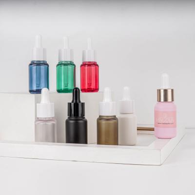 China 15ml PETG Eco-friendly Plastic Dropper Bottle Protable Travel Set Oil Packing Bottle With Plastic Dropper Essential Oil Dropper Bottle for sale