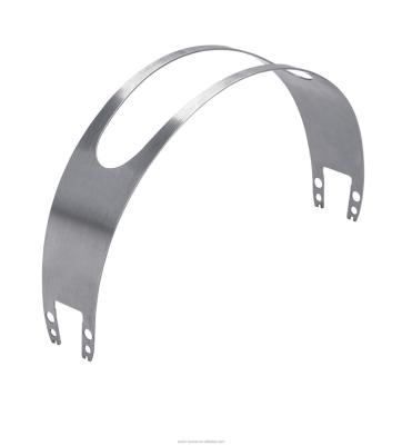 China Laser Welding Metal Headband Earphone Slider Earphone Accessories Steel Seamless Materials for sale