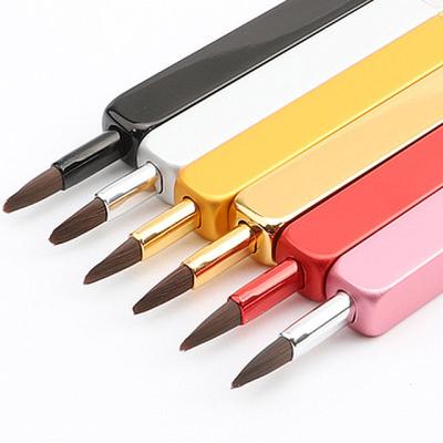 China New China Ladies Portable Wholesale Multifunctional Makeup Brush Portable Lip Brush for sale