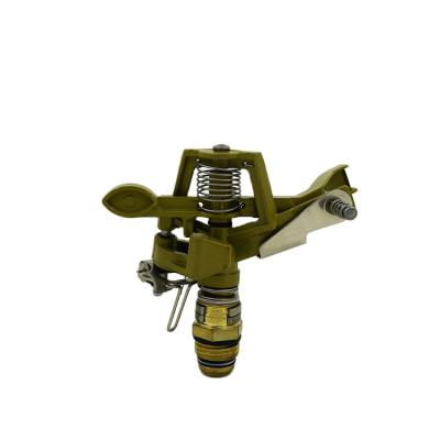 China Hot Selling Adjustable Spray Angle Pulse Angle Pulse Head Metal Impulse Brass Sprinkler Head For Irrigation Brass Impact Sprinkler for sale