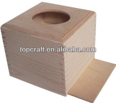 China Europe PLAIN WOODEN SQUARE FABRIC WOODEN BOX FOR CUTTING CRAFT for sale