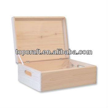 China Recyclable Medium Wooden Chests With Handle for sale