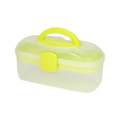 China Household Viable Healthy Material Double Layer Universal Plastic Small Medicine Packaging Storage Box For Sale for sale