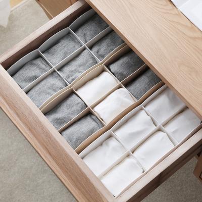 China Factory Price Viable Bocks Divider Collapsible Closet Organizer Storage Boxes Underwear Drawer Organizer Cabinet for sale