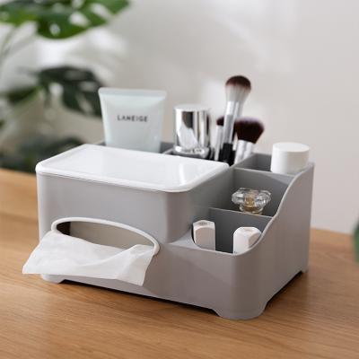 China Viable Wholesale Hot Selling Lipstick Jewelry Makeup Organizer Storage Box Tissue Cosmetic Storage Box for sale