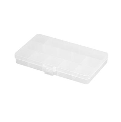 China Factory Directly PP Plastic Screw Box 15 Compartments Check Storage Viable Clear Plastic Tool Box Crate With Detachable Dividers for sale