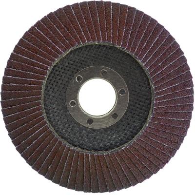 China High Efficiency Stainless Steel Disc Abrasive Cloth Flap Disc / Polishing Flap Wheel For Metal for sale