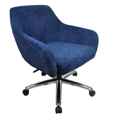 China Classic Large Size Blue Fabric Adjustable Leisure (Height) Office Chair for sale