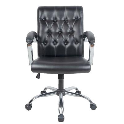 China Executive Swivel Computer Chair (Height) Adjustable Classic PU Leather Office for sale