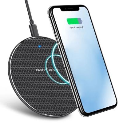 China Hot Selling Mobile Phone Amazon Qi Charger 10W Fast Charging Magnetic Wireless Charger For Iphone Samsung Xiaomi for sale