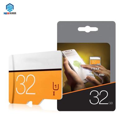 China Factory Price 128GB Flash Memory Card U3 64GB 32GB C10 U1 TF Plastic SD Flash Card Micro Memory Card for sale