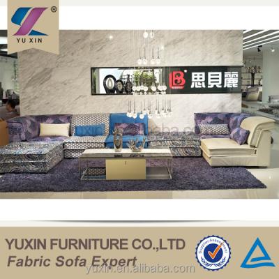 China Canton Big Corner Fair Size Sofa Modular Sofa Design / High Quality Sofa Set for sale