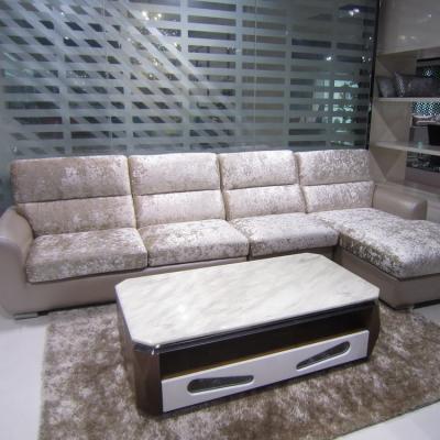 China Solid wood sofa l shape Sofa Livingroom 5 seater sectional sofa for modern for sale