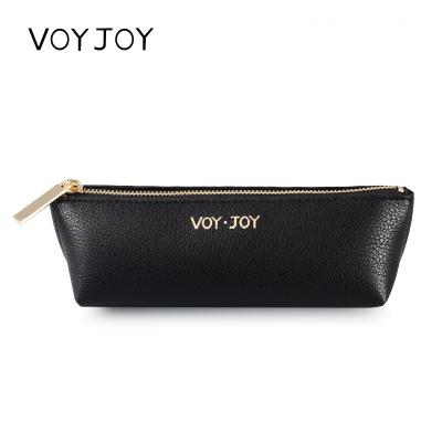 China Durable OEM Men PU Leather Waterproof Toiletry Bag Custom Travel Makeup Cosmetic Bag for sale