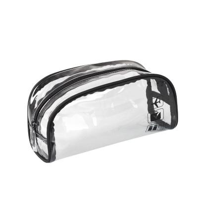 China Durable Women Clear Makeup Organizer Pouches Tote Travel Toiletry Bags Transparent PVC Cosmetic Bag for sale