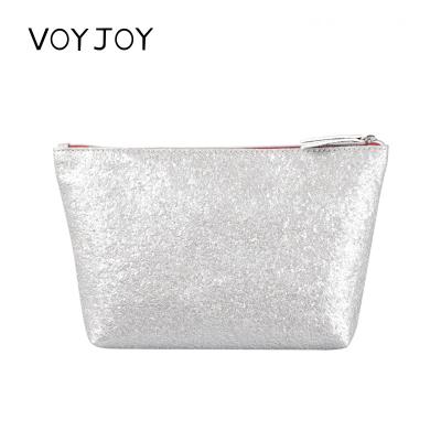 China Fashion factory customized hot style reversible bling sequin glitter makeup cosmetic bag for sale