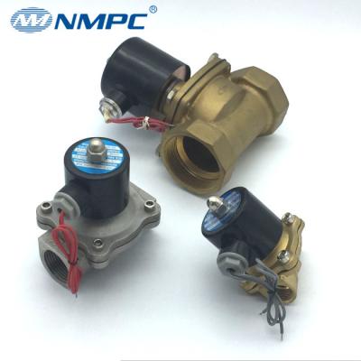 China Mains 2W350 Auto Series 2/2 Way G1/4 AC220V Air Water Flow Control Direct Acting Solenoid Valve for sale