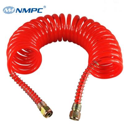 China Polyurethane Sprial Polyurethane Polyurethane Factory Outlet Multicolor Plastic Tube 100% Pneumatic Air Coil Hose 6mm Hose for sale