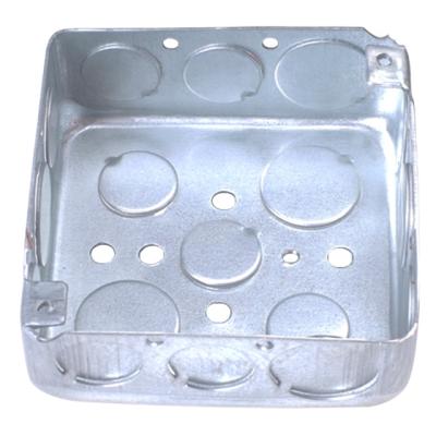 China HOT SALE electrical or construction 4 inch electrical metal junction box / South African style for sale