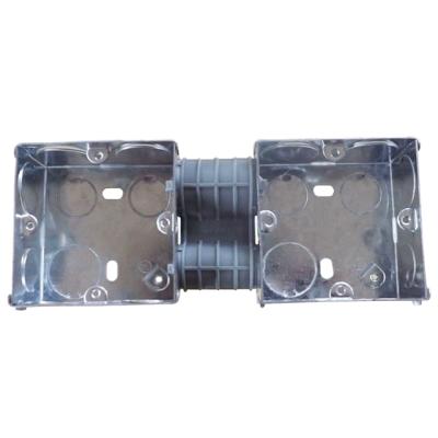 China For BS 33-1/2/3/4 Strip Electrical Or Construction Wall Mount Galvanized Steel Electrical Junction Box for sale