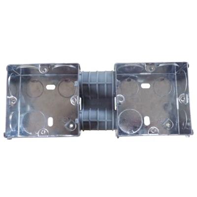 China British Standard Galvanized Steel Wall Mount Mk Electrical Switch Box for sale