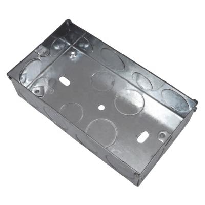 China Galvanized Steel BS4662 Standard Galvanized Steel Mk Switch Box for sale