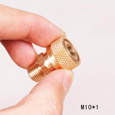 China Female Thread Nipple PCP Pump Paintball Diving Compressor 8MM High Pressure Filling Fit Copper Female Quick Connect To Male M10 Threads for sale