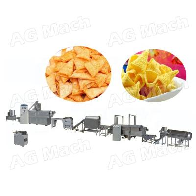 China Salad fries; Crispy rice; Puffed fish cakes; Mach Fried Flour Snacks Food Bugle Chips Extruder Production Line from Puffe AG for sale