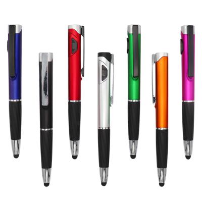 China Wonderful Led Torch Light Promotional Pen New Collection Up Pen Laser Engraving Printing Logo for sale