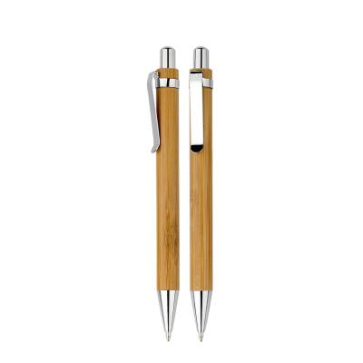 China Custom Logo Promotional Pen Best Price Eco Bamboo Wooden Ballpoint Pen With Logo Custom Pen for sale