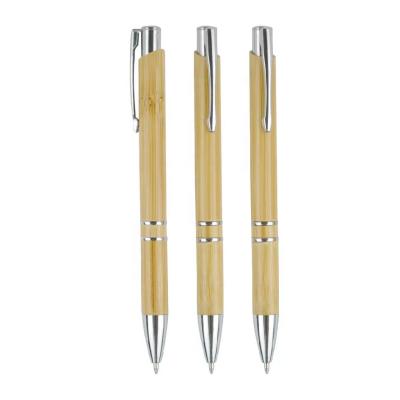 China Promotional Pen Low moq eco-friendly reused bamboo ballpoint pen custom logo with good price for sale