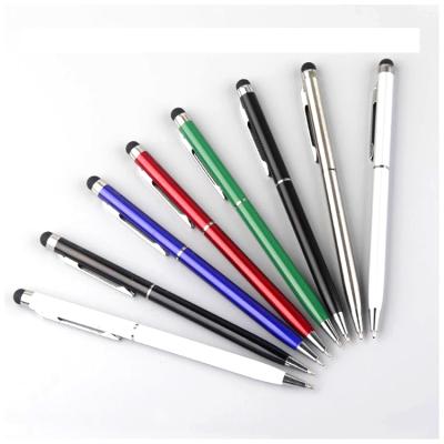 China Promotional Action Pen High Quality Slim Ink Twist Less Metal Pen for sale