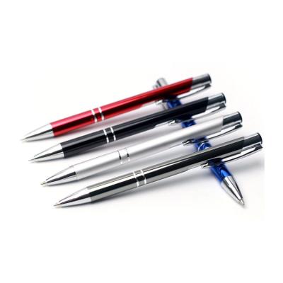 China LOW MOQ Metal Ballpoint Pen Small Business Promotional Soft Gift Pen With Laser Engraving Custom Logo for sale