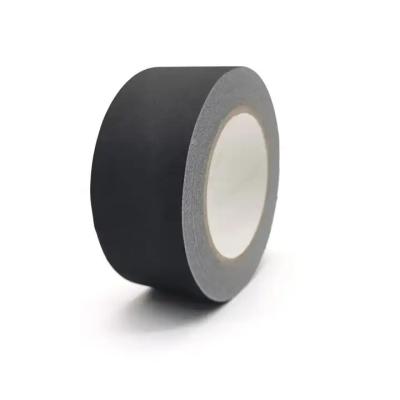 China Heat-Resistant Professional Grade Adhesive Stage Matte Pro Gaff Gaffer Cloth Tape Non-Reflective Multipurpose Black Heavy Duty Gaffers Tape for sale