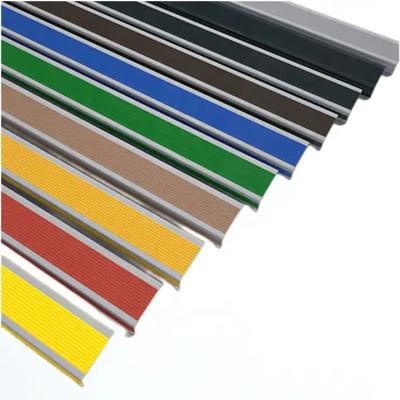 China PVC Stair Tread Edge Protectors Stair Nosing Rubber Transition Edging Trim Nosing Protector for Stair Edging for sale