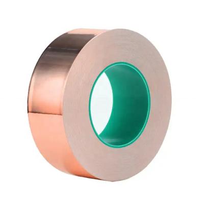 China Heat-Resistant High quality Copper Conductive Tape double conductive Copper Foil tape For electronic industry for sale