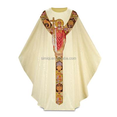 China Church Wear Custom Fiddleback Monastic Gothic Chasuble Hope OEM Catholic Spirit Church for sale