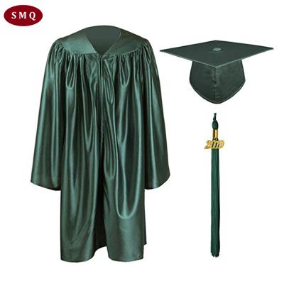 China Kids Gradutaion Dresses Baby Graduation Gown Shiny Graduation Cap Gown and Tassel for sale