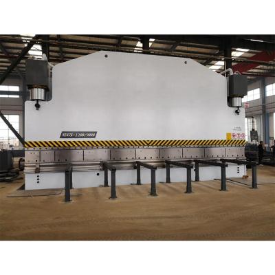 China Profile Bending Electro-Hydraulic Press Brake CNC Sheet Steel System WE67K Servo Control Bending Machine for sale