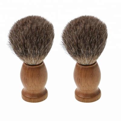 China Angular Blush Natural Badger Hair Men Shaving Clean Brush Custom For Beard Private Label for sale