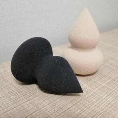 China Latex Beauty Velvet New Non-Toxic Retail Pointed Cosmetic Makeup Powder Blender Sponge OEM Non OEM Customized Logo Puff Mixed Shape option for sale