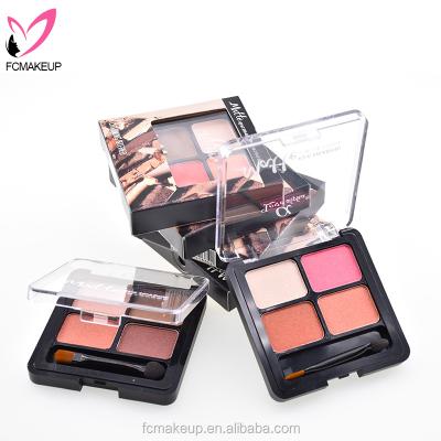 China Waterproof Free Shipping Cosmetics 4 Color Eyeshadow , Professional Makeup Eyeshadow Palette for sale