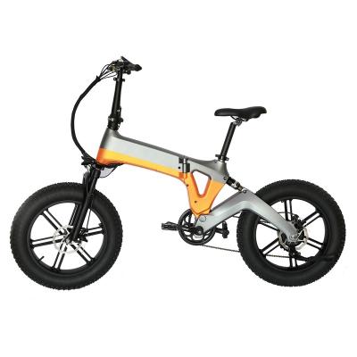 China Fat Fat Magnesium Alloy 48v 250W-750w Magnesium Alloy Foldable Electric Bicycle Ebike Tire E-Bike for sale