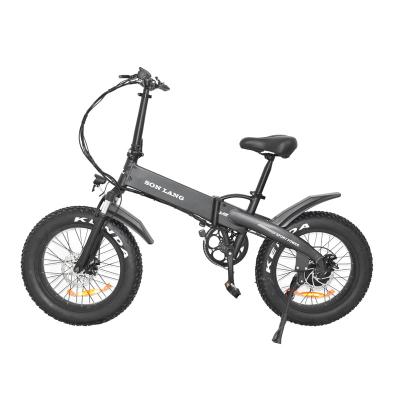 China Multiple riding mode 20 inch fat tire electric bike 500W 750W 1000W electric fat tire folding bike from china factory for sale