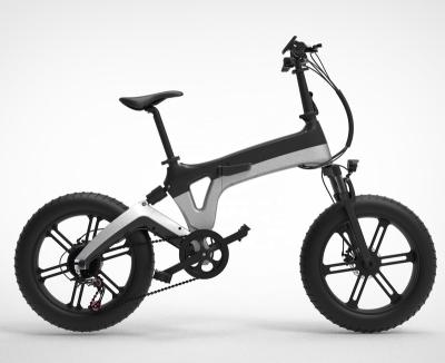 China Fashion Magnesium Alloy Fat Tire Electric Bikes eBike 500w 750w Multi Mount Folding Electric Bicycle Electric Bicycle Fat Bike e Bike for sale