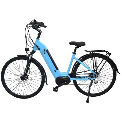 China USB Hign Speeds Vintage eBike City Bike 48V Full Suspension Mid Electric Motor Dive E-Bike Women's Electric Bike For Adults for sale