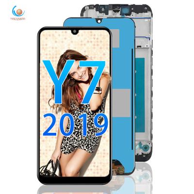 China 2019 Faulty Y7 Touch Screen LCD Repair For Huawei Y7 2019 Display Main Touch Screen Digitizer For Huawei 9 Pro 2019 Y7 Screen Display for sale