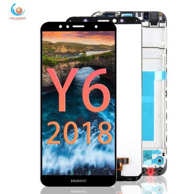 China Huawei y6 display faulty touch screen factory wholesale price repair for huawei y6 lcd 2018 for huawei y6 pro lcd for sale